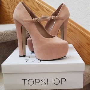 Topshop Showoff Platform Mary Janes